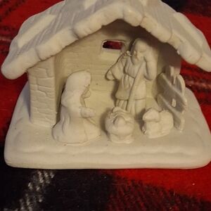 Ceramic nativity